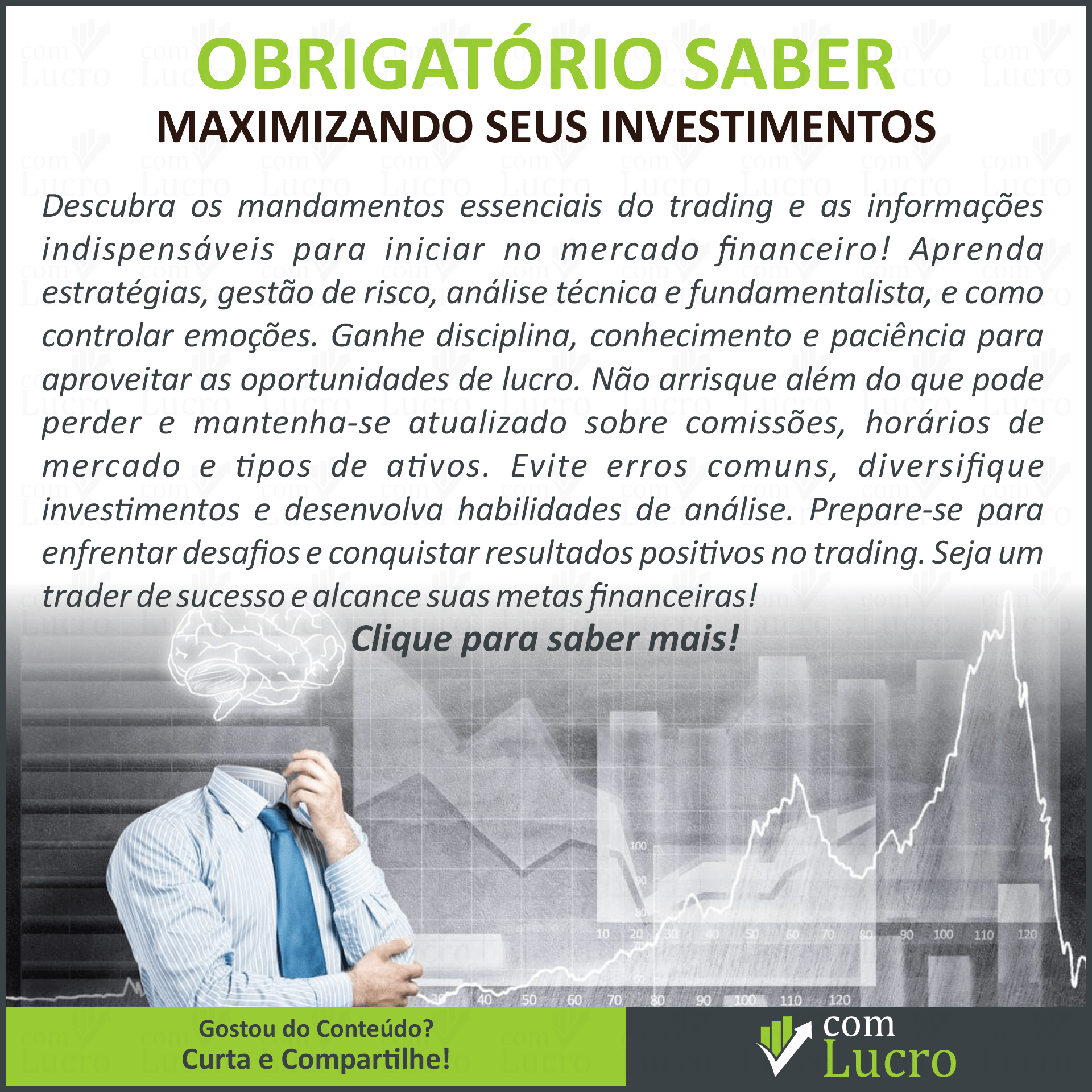 Obrigatório Saber Para Todo Trader