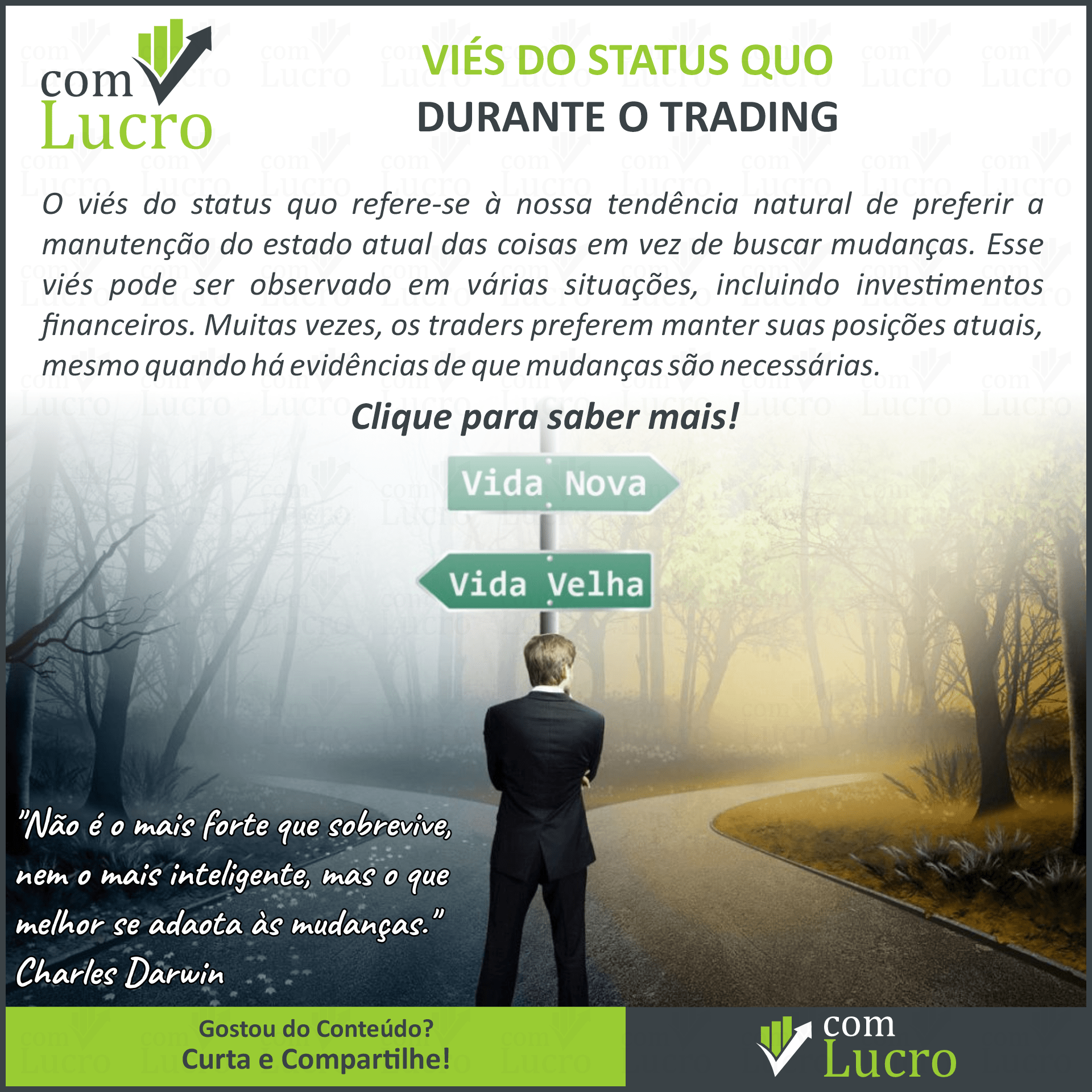 Viés do Status Quo Durante o Trading