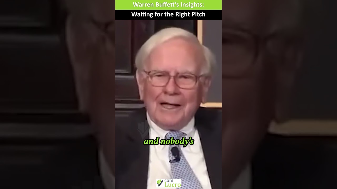 Warren Buffett’s Insights: Waiting for the Right Pitch #trading #trader #stockmarket