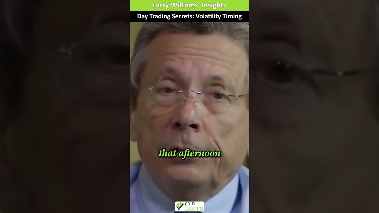 Day Trading Secrets: Larry Williams on Volatility Timing #daytrader #tradingvolatility