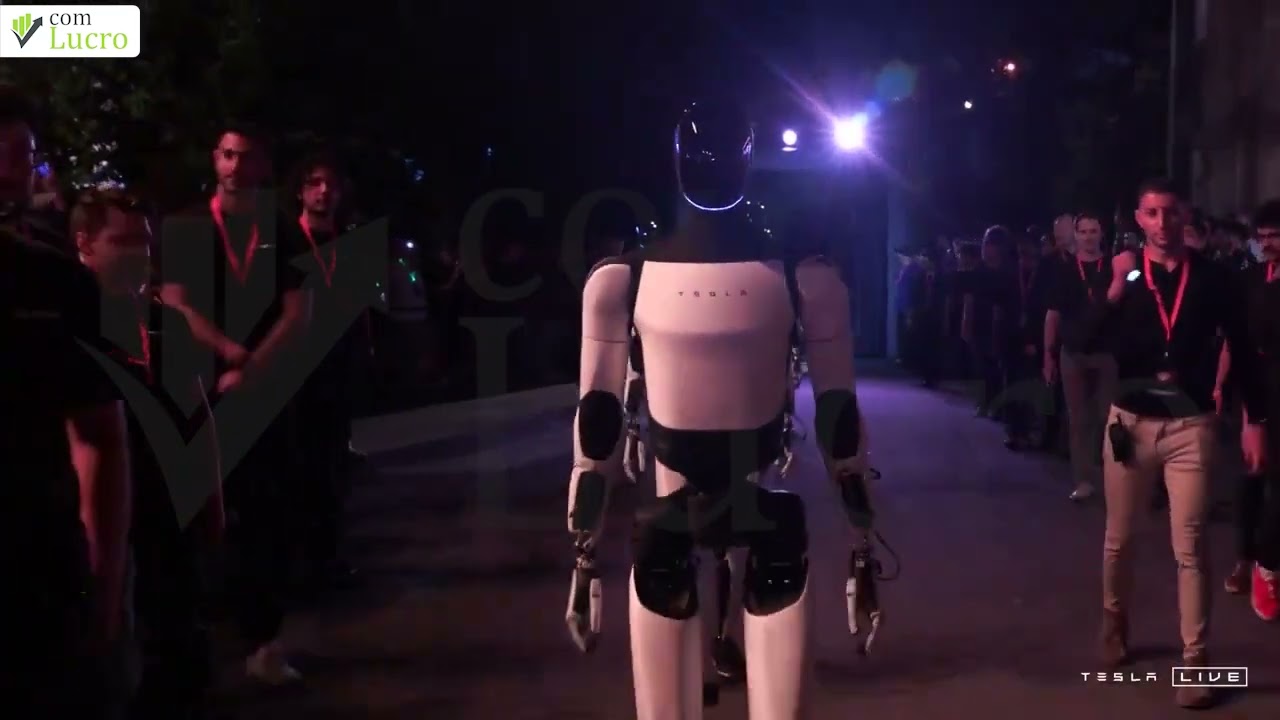Elon Musk Apresenta o Robô Humanóide Optimus da Tesla no Cybercab