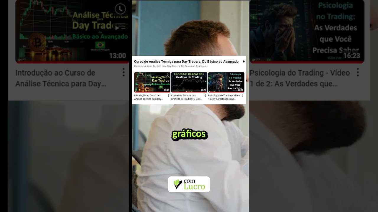 Day Traders: Domine a Análise Técnica com Cursos Gratuitos! #trading #traderlucrovivo #bitcoin