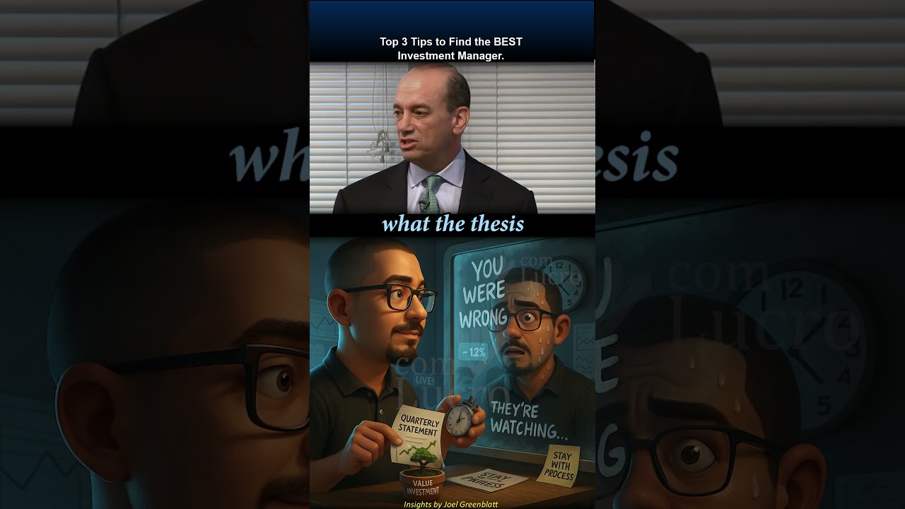 Top 3 Tips to Find the BEST Investment Manager. 🚀